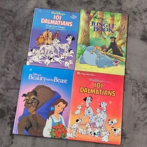 Disney‎ Classic Stories Big Golden Books Lot 101 Dalmatians Jungle Book Beauty